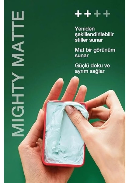 Mighty Matte Güçlü Tutucu Mat Wax 100ML modelleri
