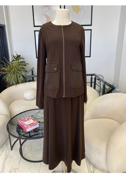 Ceket Takım Kahverengi