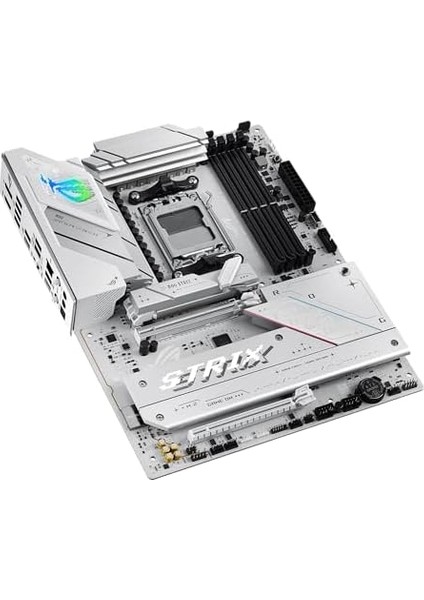 Rog Strıx B850-A Gamıng Wıfı Amd B850 Am5 Ddr5 8000 Dp HDMI 4x M2 Usb3.2 Gen 2x2 Wifi 7 + Bt Aura Rgb 2.5gbit Lan Atx 14+2+2 Güç Aşamaları, Q-, Ready For Advanced Aı Pc modelleri