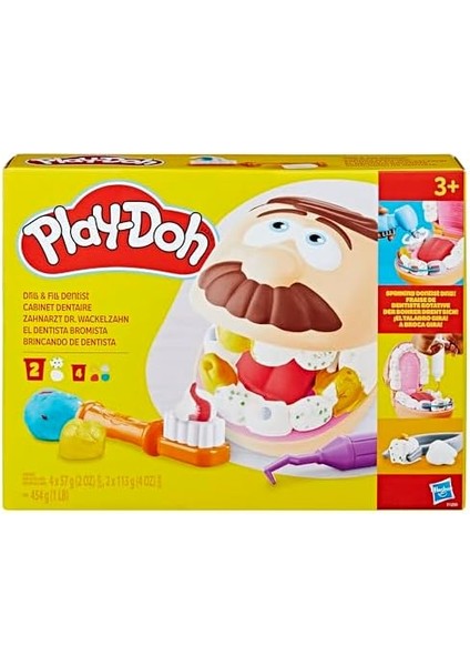Drill 'n Fill Diş Hekimi Oyun Hamuru Seti, 3 Yaş ve Üzeri Çocuklar Için, 8 Modelleme Bileşiği Kutusu, Toksik Değildir, Çeşitli Renkleri Mevcuttur modelleri