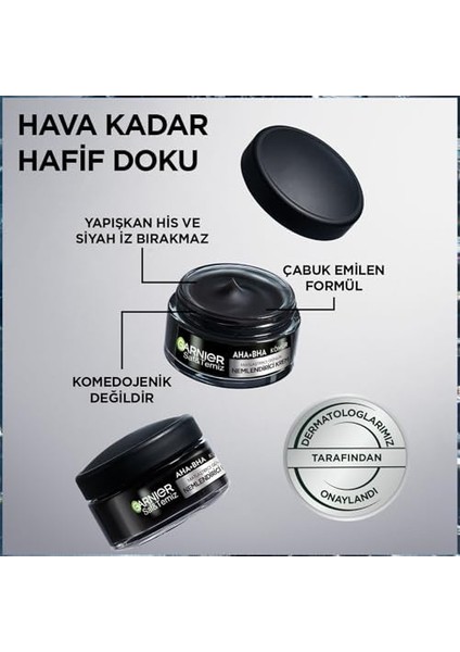 Garnier Saf ve Temiz Kömür Matlaştırıcı Günlük Nemlendirici Krem 50ML modelleri