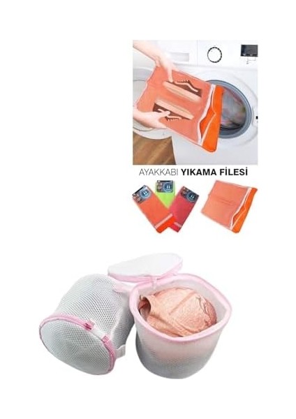 Sütyen Yıkama Filesi Çamaşır Yıkama Aparatı ve Ayakkabı Terlik Yıkama Filesi modelleri