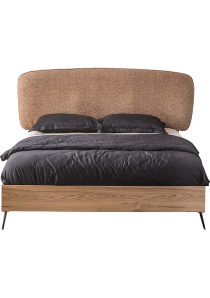 Himera Başlıklı Bazalı Karyola 160X200 Meşe