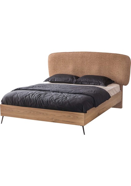 Himera Başlıklı Bazalı Karyola 160X200 Meşe fiyatları