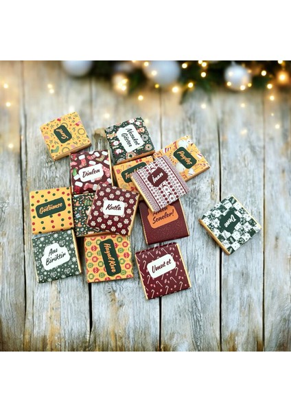 Yeni Yıl Sürpriz Çikolata Kutusu - Geri Sayım Kutusu modelleri