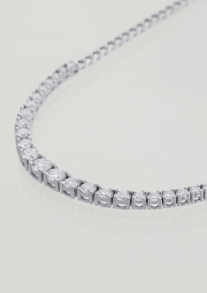 Yarım Tur Su Yolu Pırlanta Kolye - 2.03 Karat fırsatları