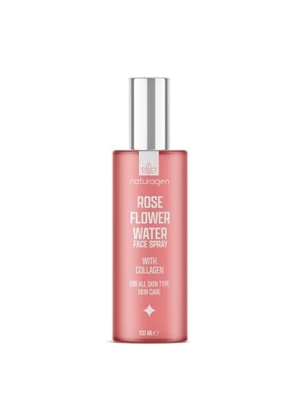 Naturagen Collagen Rose Flower Water Face Spray With Collagen 100ML modelleri
