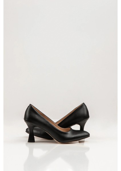 Siyah Kadın Kadeh Topuk Ayakkabı /zarif Şık Gösterişli Topuklu Kadın Ayakkabı fiyatları