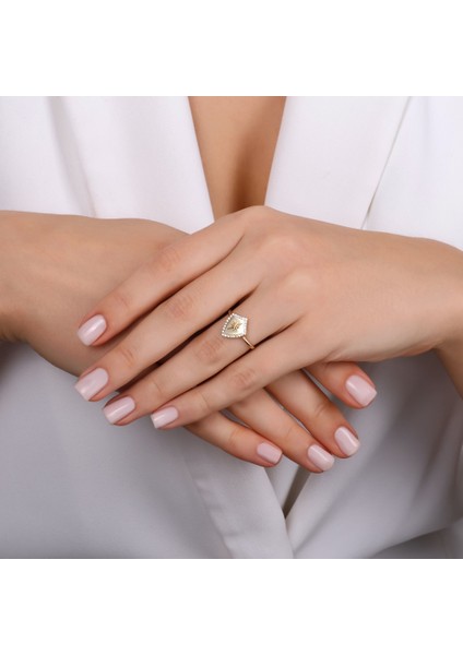 Kutup Yıldızı Altın Yüzük - 14K