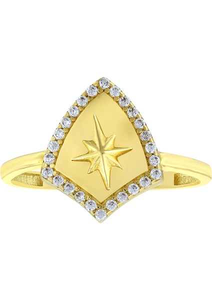 Kutup Yıldızı Altın Yüzük - 14K