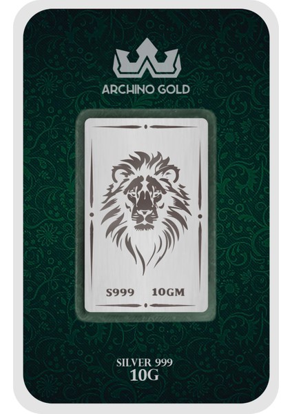 Asaletin ve Krallığın Ruhunu Taşıyan Aslan Temalı Hediyeye Özel 10 Gram 999 Ayar Gümüş KÜLÇESI-764 fiyatları