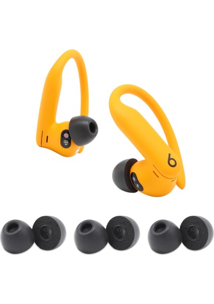 Truegrip Pro TW-400-C Momentum 3, Jlab, & Wilkins Pı7, Pı5, Technics EAH-AZ70, Jbl 125TWS ve Daha Fazlası (Küçük, 3 Çift) ile Uyumlu, Siyah