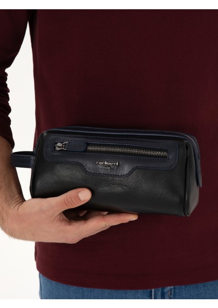 Erkek Siyah %100 Deri El Çantası 50314069-VR046