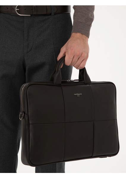 Erkek Kahverengi %100 Deri Evrak Çantası 50316803-VR029