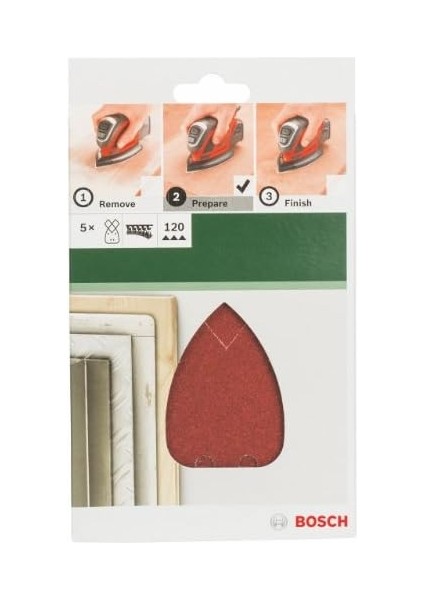 Accessories Zımpara Kağıdı (Çok Amaçlı Zımpara Için, Farklı Malzemeler, 5 Adet, 95 x 135 Mm, Granülasyon 120) modelleri