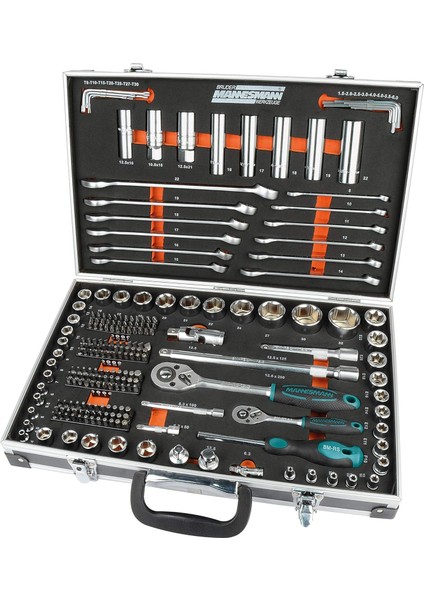 Aletleri M98432 Lokma Anahtar Seti 232 Parça