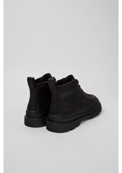 Erkek Brutus Deri Bot - Siyah fiyatları