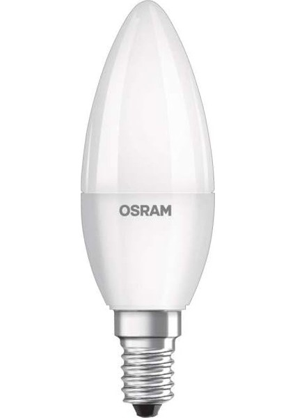 4052899971066 LED Clb 40 Mum 5 W 470 Lümen 6500 Kelvin Beyaz Işık E14 Duy Ampul, Beyaz