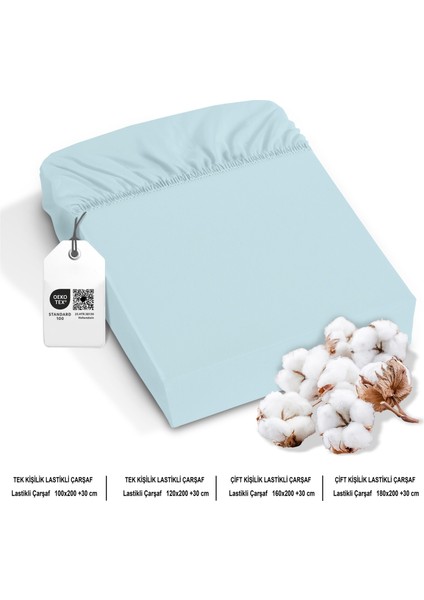%100 Pamuk Bambu Lastikli Çarşaf