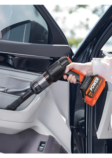 20000PA Güçlü Emişli Çift Bataryalı Dijital Göstergeli Kablosuz Vakumlu Üflemeli Araç Süpürgesi fiyatları