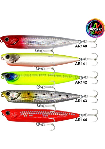 Aragon Vatıs Popper 100MM 15GR Su Üstü Maket Balık