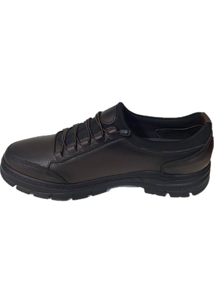 Erkek Günlük Mevsimlik Kışlık Hakiki Deri Ayakkabı Kaydırmaz Taban Ortopedik Akıllı Bağcıklı fırsatları