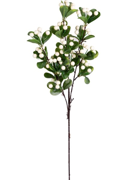Yılbaşı Çiçeği Berry Pike Kokina Beyaz 100 Cm.