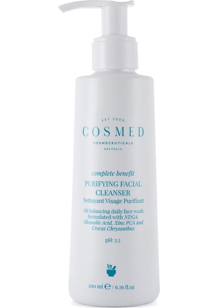 Cosmed Complete Benefit Purifying Facial Cleanser 200 ml