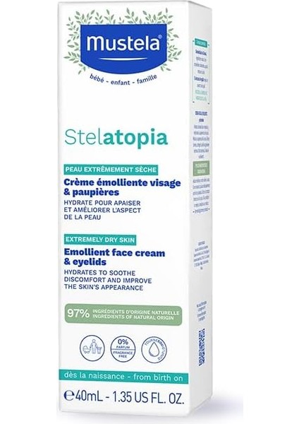 Mustela Stelatopia Yüz Soğutucu Krem 40 ml modelleri
