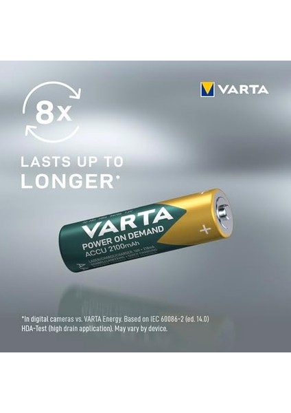 Power On Rech. Power Aa 2100MAH 2x8 Foil fiyatları