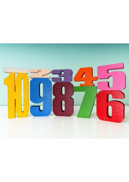 Sayı Blokları - Matematik Toplama Blokları - Eğitici Oyuncak Seti