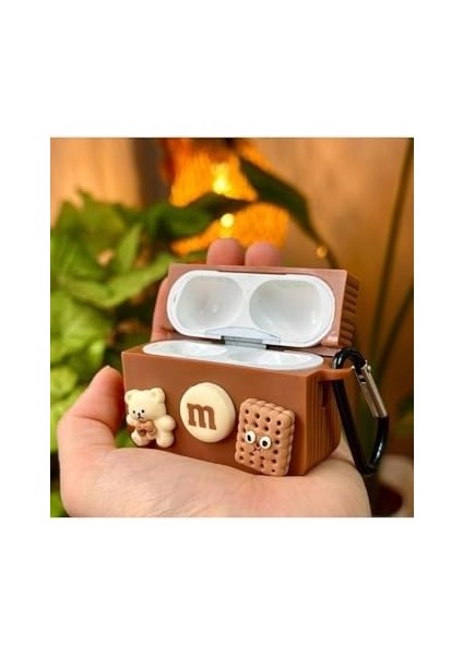 Pro - Pro2 ile Uyumlu Bisküvi Ayıcık Tasarımlı Kalın Silikon Kılıf - Brown fiyatları