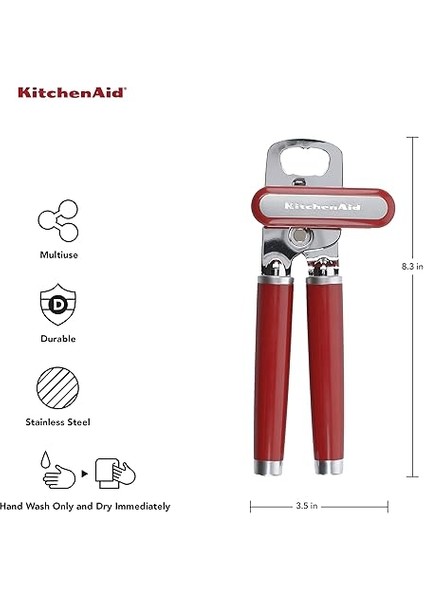Klasik Çok Işlevli Konserve Açacağı, 21 Cm, Empire Red fiyatları