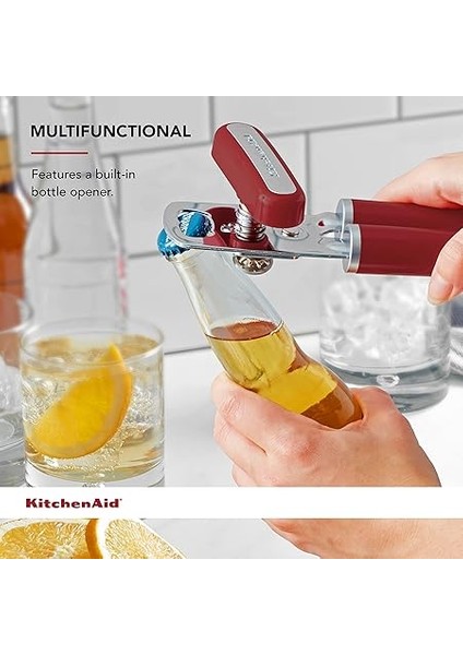 Klasik Çok Işlevli Konserve Açacağı, 21 Cm, Empire Red modelleri