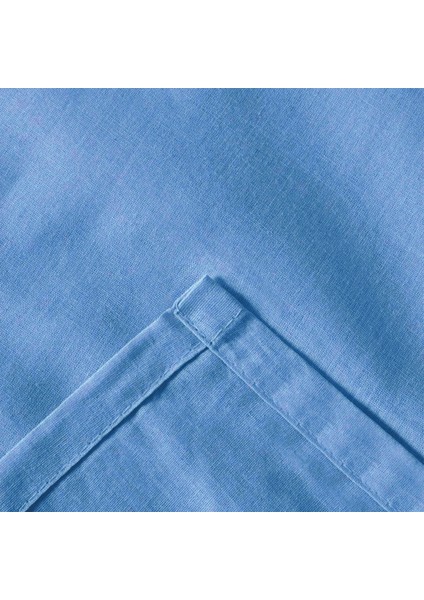 Soft Basic Çift Kişilik Düz Kenar Çarşaf - Mavi - 240X260 cm modelleri
