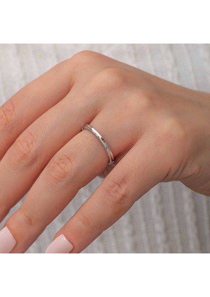 Gümüş Ajda Kadın Yüzük modelleri