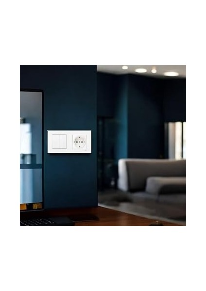 Karre Beyaz 2'li Set Komütatör ve Topraklı Priz Set fiyatları