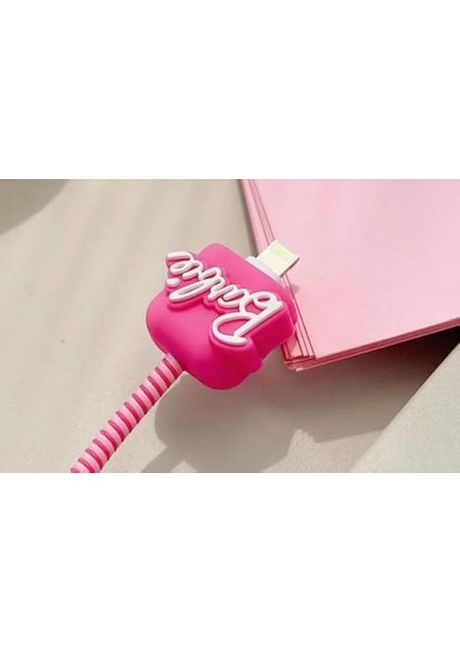 Başlığı ve Kablo Kılıf Karakterli 4'lü Set 20 W Type-C Şarj Cihazı Uyumlu Şarj Cihazı Kılıfı Şarj Cihazının Tamamını modelleri