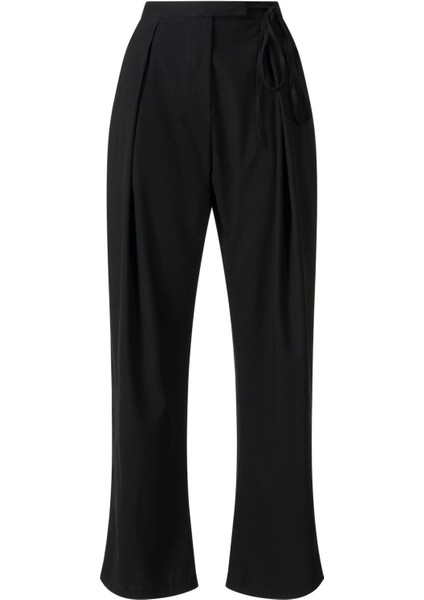 Yandan Bağlamalı Palazzo Pantolon Siyah fırsatları