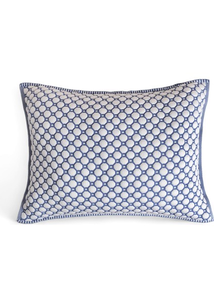 Serinletici Yastık, 3D Örme ve Nefes Alabilir, Iç Yastıklı, 40X60 Cm, Oekotex 1.sınıf Kalite Sertifikalı, Gizli Fermuar ile Yıkanabilir, Yenilikçi Serinletici Iplik, Jel Kullanılmamıştır (Mavi)