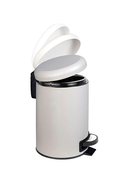 Elit Ikili Banyo Seti - Bej (3lt Çöp Kovası + Tuvalet Fırçası) modelleri