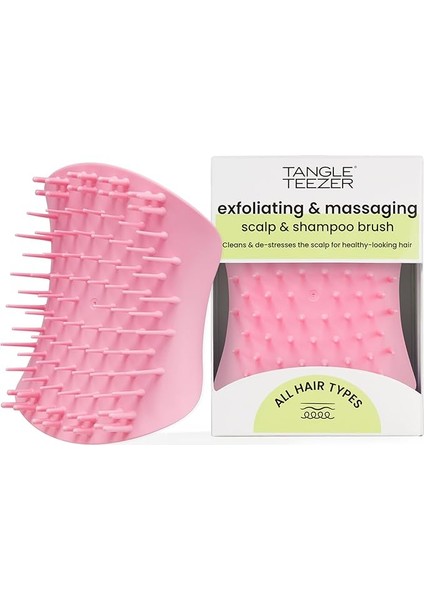 Teezer Scalp Brush Pretty Pink Saç Derisi Masaj Fırçası