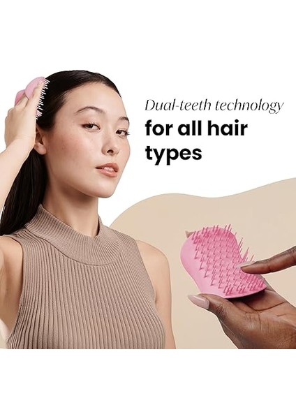 Teezer Scalp Brush Pretty Pink Saç Derisi Masaj Fırçası modelleri