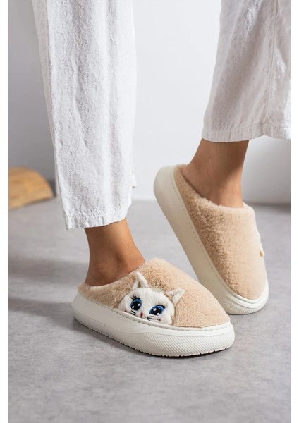 Kadın Peluş Panduf Kışlık Dikişli Yıkanabilir Sıcak Tutan Kürklü Hafif Kaymaz Rahat Taban fırsatları