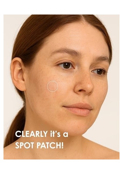 Stopever Clearly Spot Patch, Sivilce Karşıtı Şeffaf Plaster | Şeffaf, Ultra Ince, Hidrokolloid + Niacinamide + Salicylic Asit Içerikli Akne Karşıtı Yüz Bandı | 24 Adet