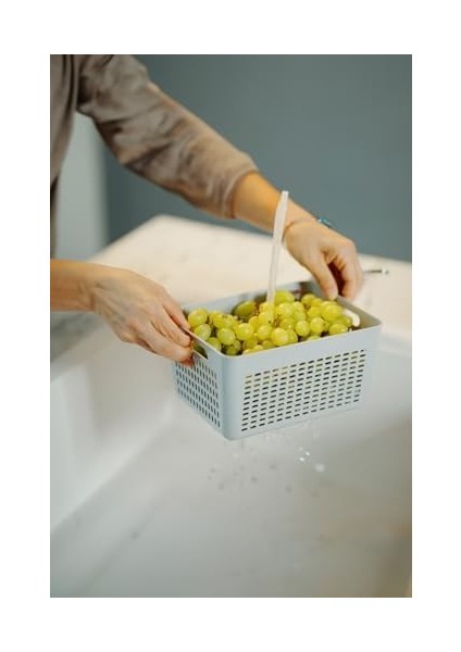 3'lü Orta Boy Lavin Süzgeç (4 Litre) Açık Gri modelleri