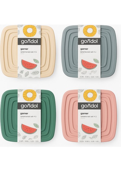 Garner Saklama Kabı Seti 4 Lü