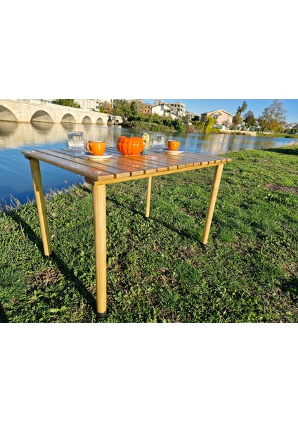Brotherscraft Ahşap Katlanır Rulo Kamp ve Piknik Masası 80*60*55 cm Ceviz indirimleri