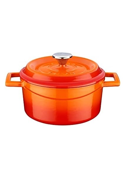 Döküm Yuvarlak Tencere,, 16CM, Turuncu modelleri