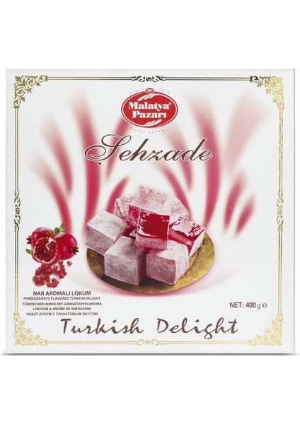 Malatya Pazarı Murat Palancı Şehzade Nar Aromali Lokum 400 gr fiyatları